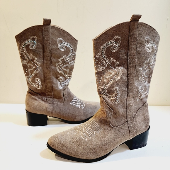 SheIn Pointed Toe Western Cowboy Style Women's Boots size 41 - Picture 1 of 16